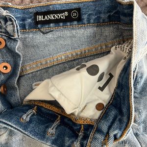 Blank NYC Jean Short button fly- size 25